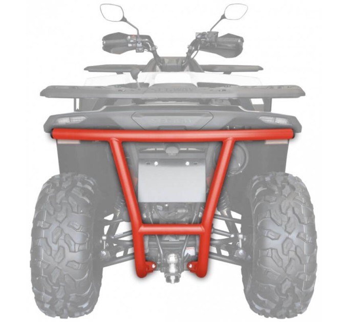 Бампер (Кенгурятник) задній XRW CX4 для квадроциклів Segway AT5 S/L - Червоний