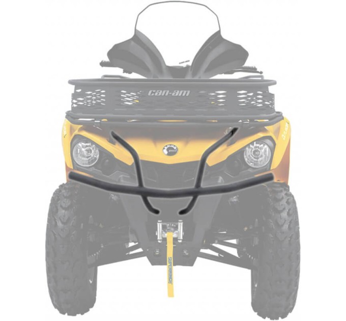 Бампер (Кенгурятник) передній для квадроциклів Can-am Outlander 450 570 - Чорний - 715001910
