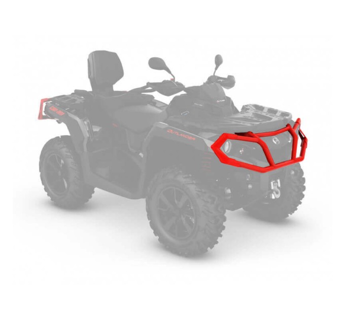 Бампер (Кенгурятник) передній для квадроциклів Can-am Outlander 570 650 850 1000 - Червоний - 705014573