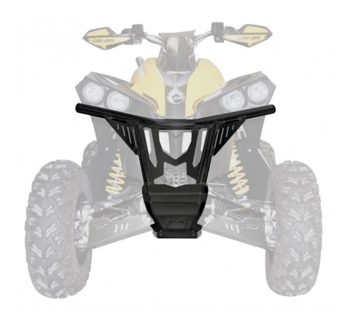 Бампер (Кенгурятник) передній XRW для квадроциклів Can-Am Renegade 500 800 1000 - Чорний