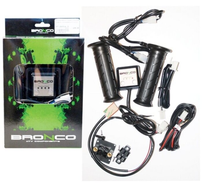 Ручки з підігрівом Bronco (+ підігрів курка) для квадроциклів