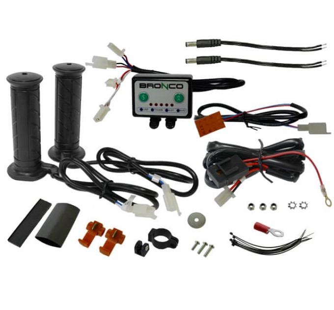 Ручки з підігрівом Bronco (+ підігрів курка) для квадроциклів