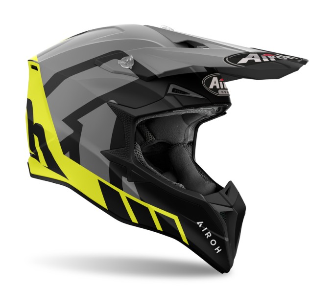 Шолом Airoh Wraaap Reloaded Yellow Matt