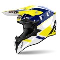 Шолом Airoh Wraaap Feel Yellow/Blue Gloss