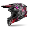 Шолом Airoh Wraaap Cyber Red Matt