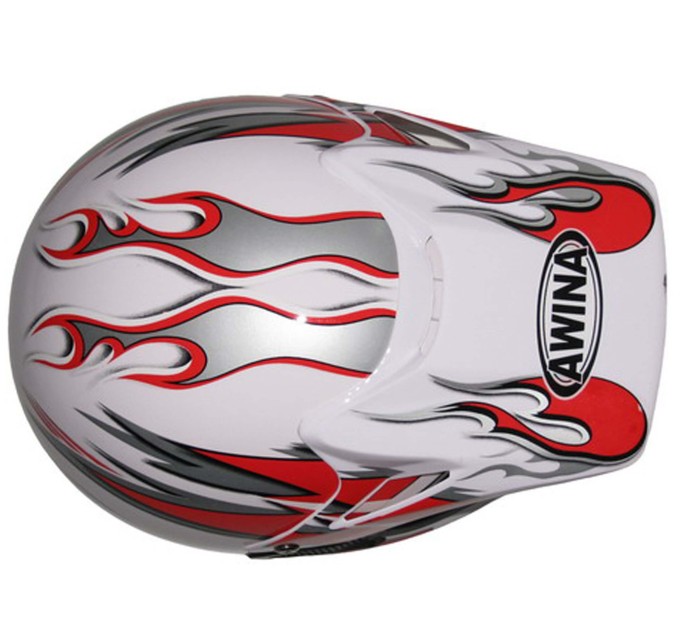 Мотошолом Awina ENDURO TN-8686-30 White Red