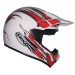 Мотошолом Awina ENDURO TN-8686-30 White Red