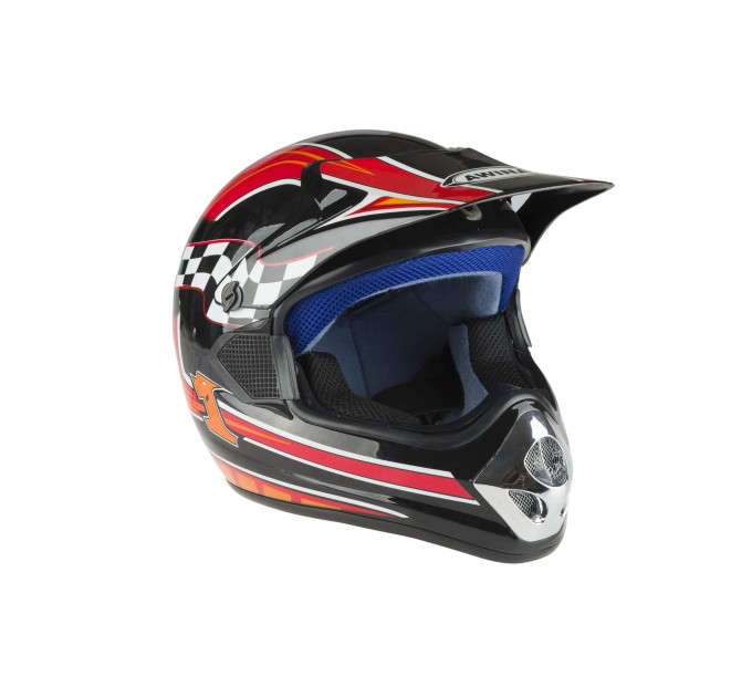 Мотошолом Awina ENDURO TN-8686-34 Black Red