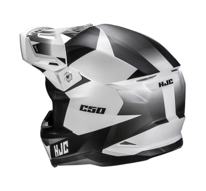 Шолом  HJC C50 Slide White Blacky