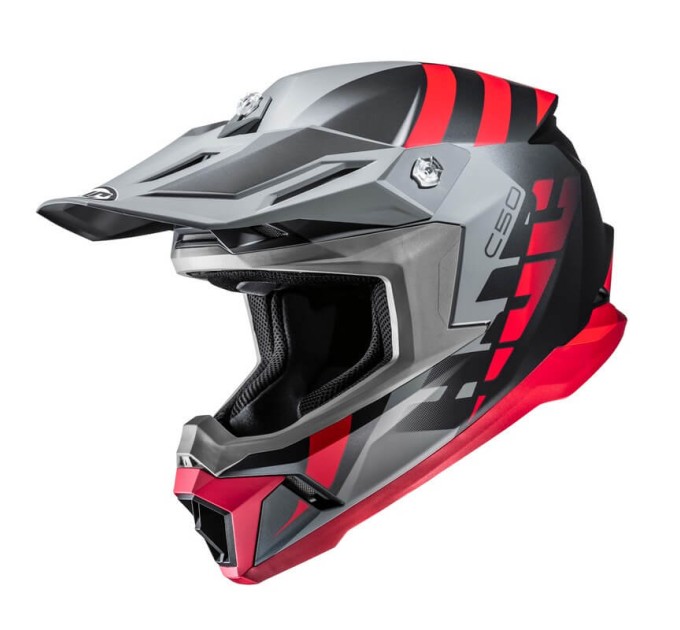 Шолом  HJC C50 Mirage Grey Red
