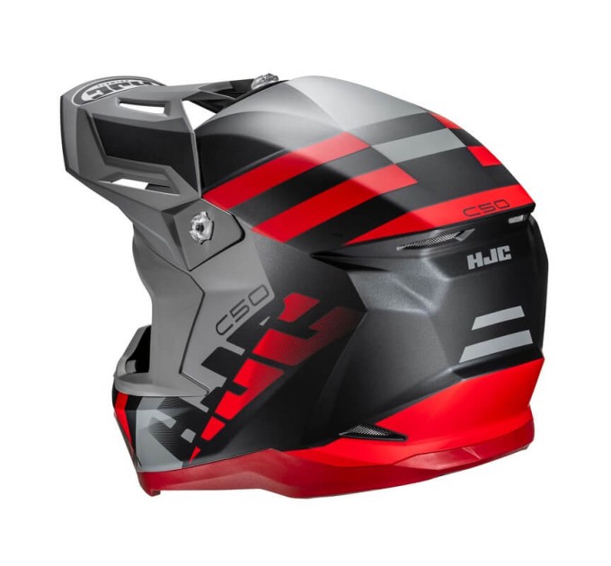 Шолом  HJC C50 Mirage Grey Red