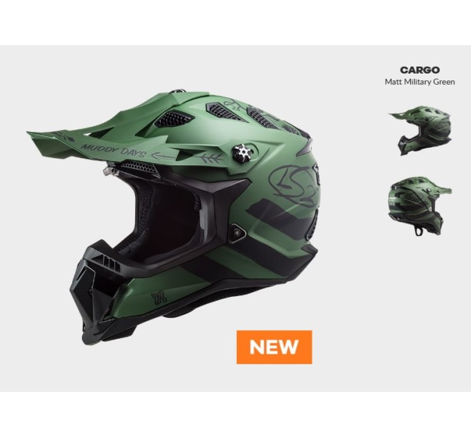 Шолом LS2 MX700 Subverter Evo Cargo Matt Green