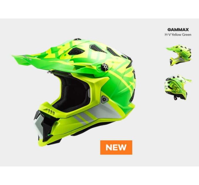Шолом LS2 MX700 Subverter Evo Gammax H-v Yelow-Grenn