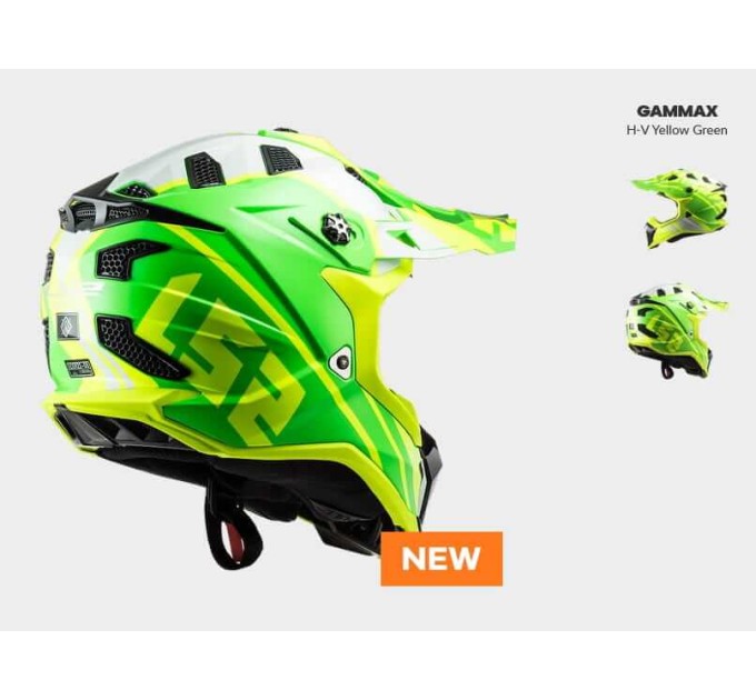 Шолом LS2 MX700 Subverter Evo Gammax H-v Yelow-Grenn