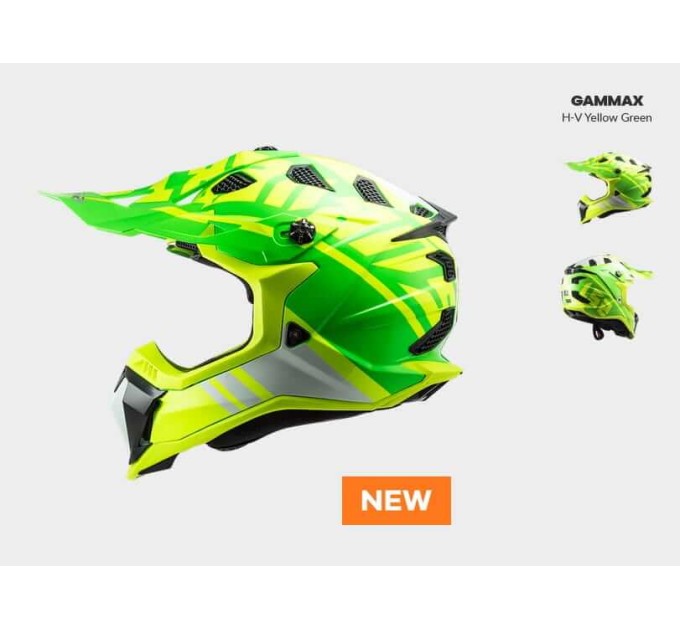 Шолом LS2 MX700 Subverter Evo Gammax H-v Yelow-Grenn