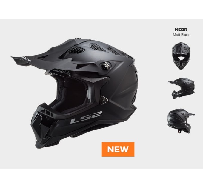 Шолом LS2 MX700 Subverter Evo Noir Matt Black