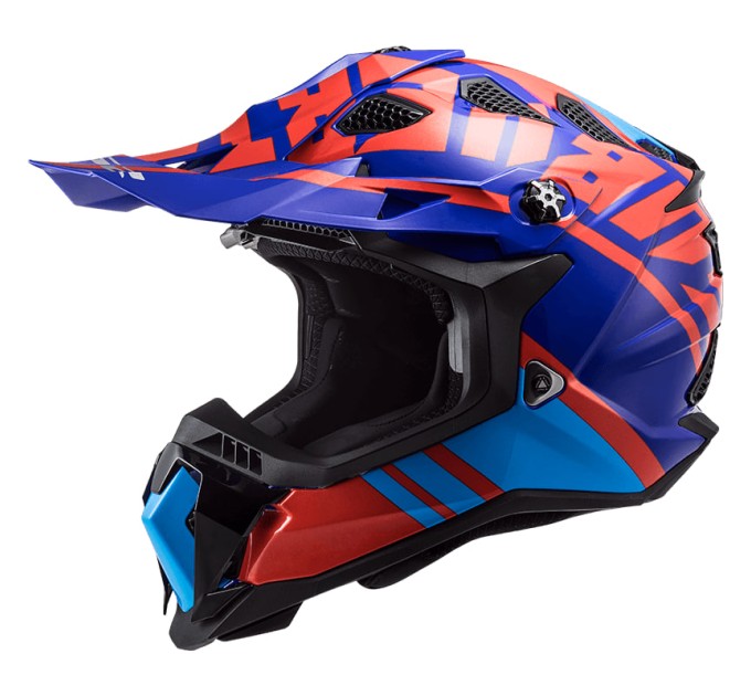 Шолом LS2 MX700 Subverter Evo Gammax Red Blue