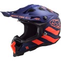Шолом LS2 MX700 Subverter Evo Cargo Matt Blue Orange