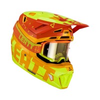 Шолом Leatt Moto 7.5 V23 + окуляри Free Velocity 4.5 IRIZ