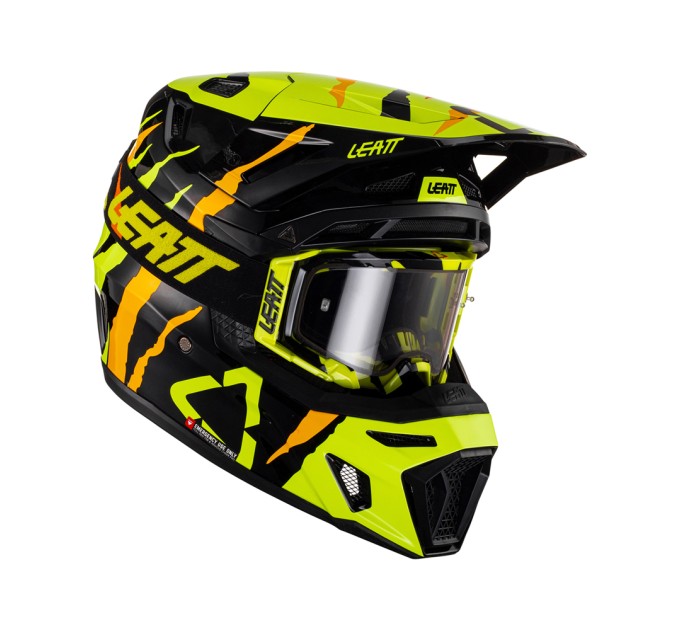Шолом Leatt Moto 8.5 V23 + окуляри Free Velocity 5.5