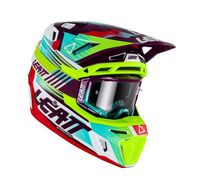 Шолом Leatt Moto 8.5 V23 + окуляри Free Velocity 5.5