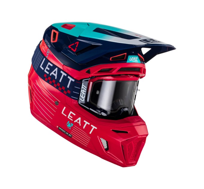 Шолом Leatt Moto 8.5 V23 + окуляри Free Velocity 5.5