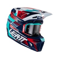 Шолом Leatt Moto 8.5 V23 + окуляри Free Velocity 5.5