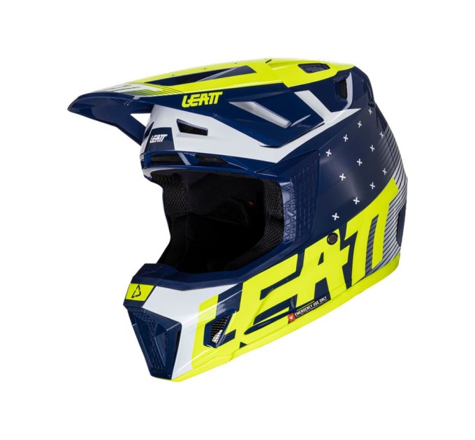 Шолом Leatt Moto 7.5 V23 + окуляри Free Velocity 4.5