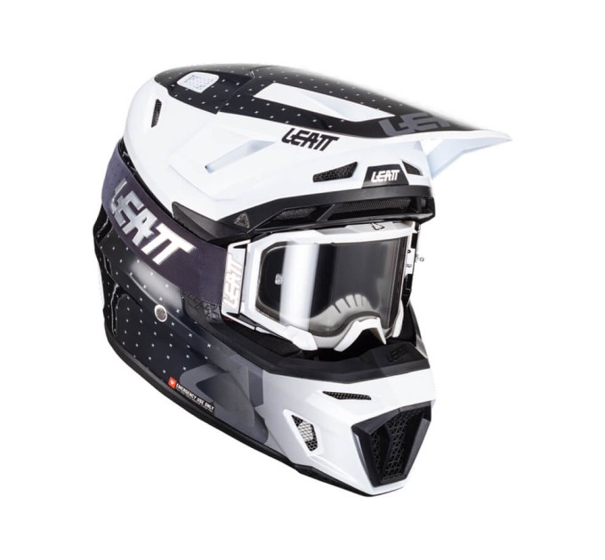Шолом Leatt Moto 8.5 V23 + окуляри Free Velocity 5.5