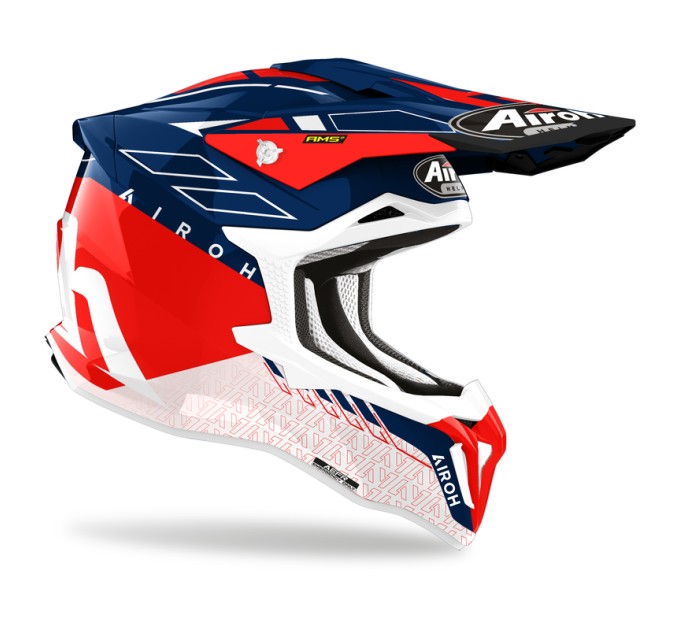 Шолом Airoh Strycker Skin Red Gloss
