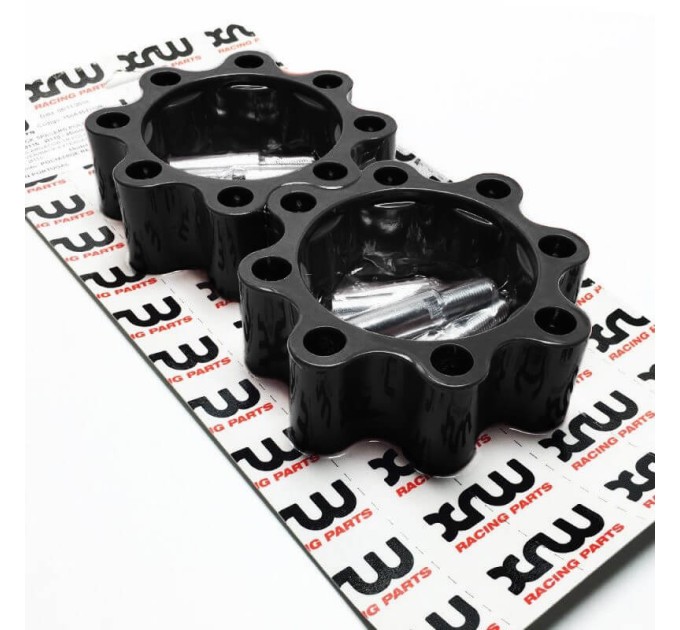 Ступичні проставки XRW поліамідні 45мм для квадроциклів та баггі розболтовка 4/144 4/156 чорні