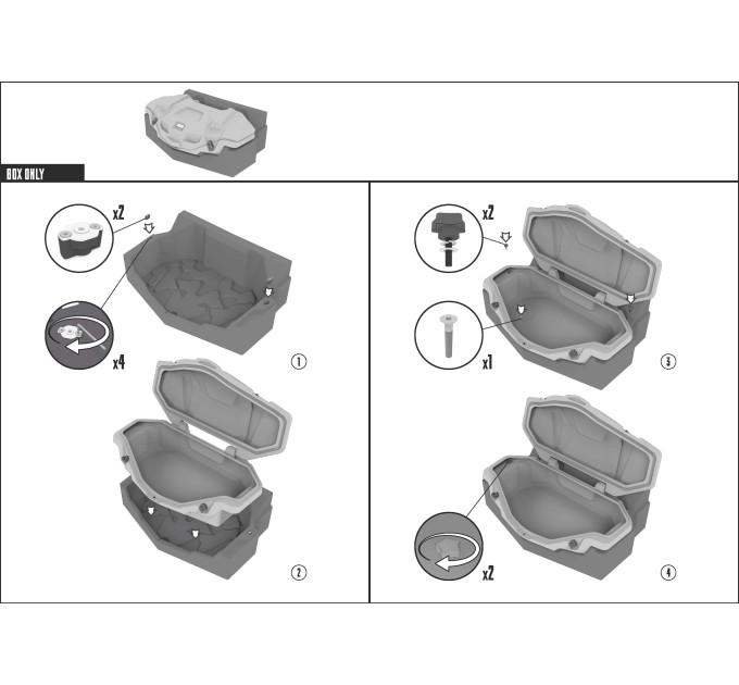 Кофр Tesseract для баггі BRP Can-Am Maverick Trail Sport
