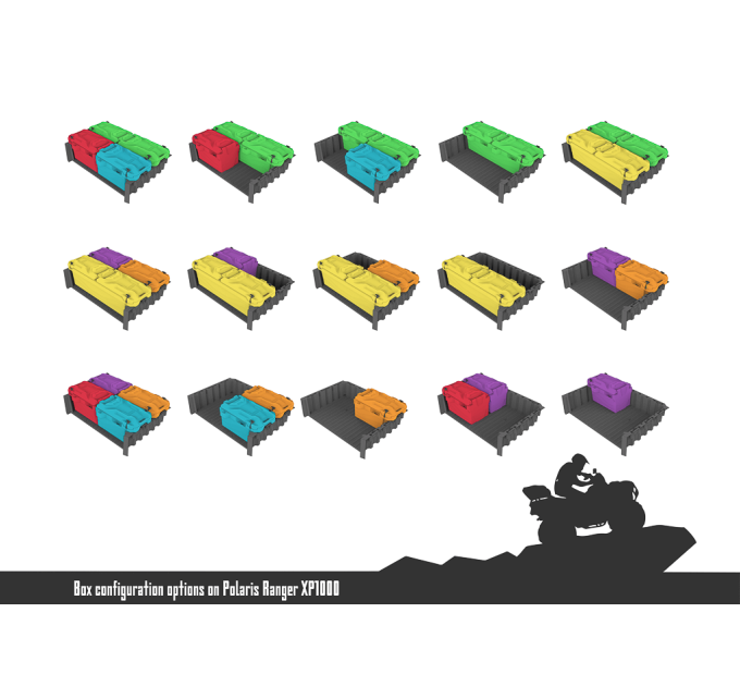 Кофр Tesseract для баггі Polaris Ranger 1000 XP