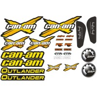 Комплект наклейок Can-am Outlander - Жовті