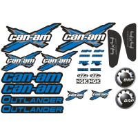 Комплект наклейок Can-am Outlander - Сині