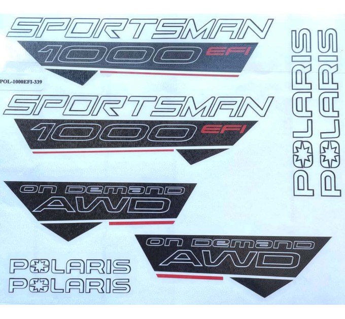 Комплект наклейок для квадроцикла Polaris Sportsman 1000
