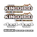 Комплект наклейок для квадроцикла Suzuki Kingquad 700