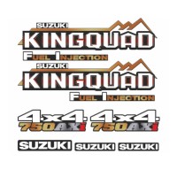 Комплект наклейок Suzuki Kingquad 750