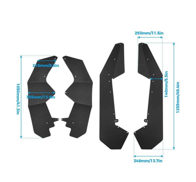 Розширювачі арок для баггі Polaris RZR 1000 XP PRO