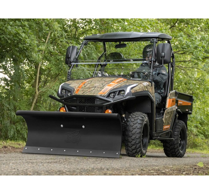 Сніговідвал для квадроцикла та баггі (Швидке кріплення  Quick) Shark 132 см  - Чорний