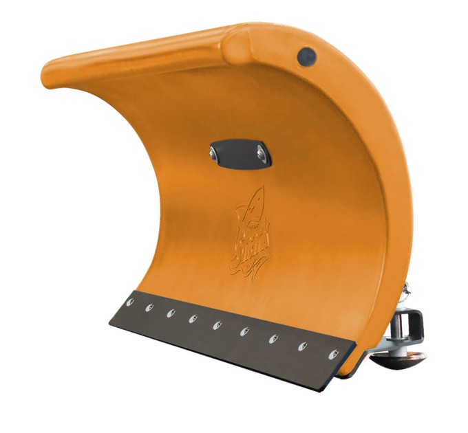 Сніговідвал для квадроцикла та баггі (Швидке кріплення  Quick) Shark 152 см  - Помаранчевий